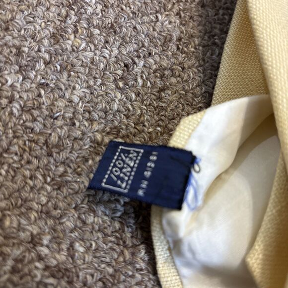 Vintage Saks Fifth Avenue Polo Ralph Lauren Neck Tie 100% Linen Youth Handmade - Picture 4 of 8